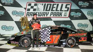 SWANSON WINS FALLOWEEN 150 (news). Photo by Photo: DRP